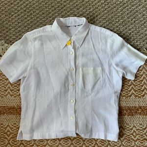 Vintage linen blouse